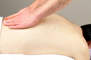 Effleurage 'to-skim' massage technique